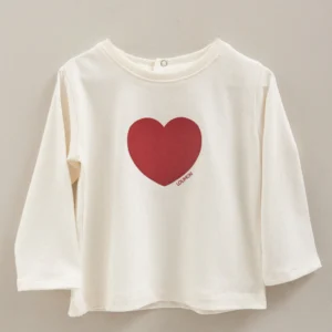 REMERA CORAZÓN - OFF WHITE