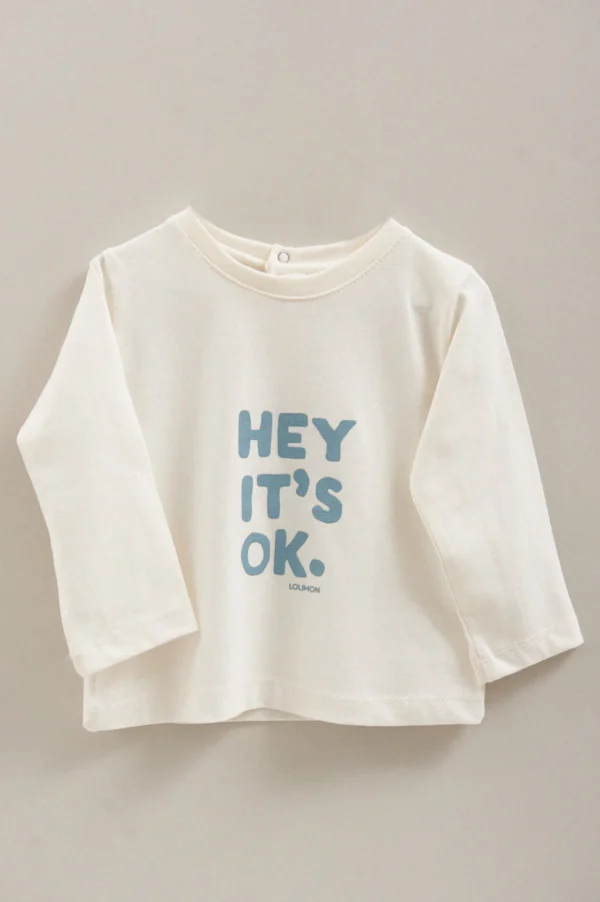 REMERA HEY - OFF WHITE