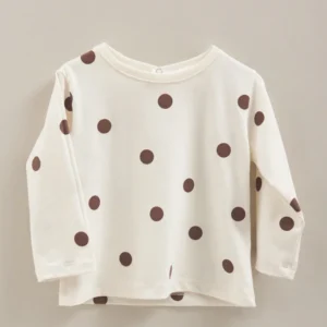 REMERA LUNARES - CHOCOLATE