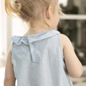 BODY CON CUELLITO SIN MANGAS - CELESTE